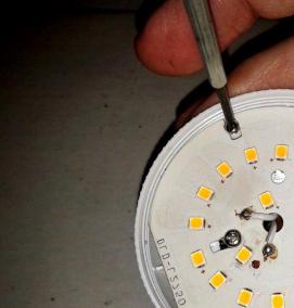 Демонтаж ламп - тип 3