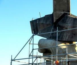 Демонтаж лесов - вариант 3