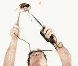 Демонтаж люстры - вариант 2