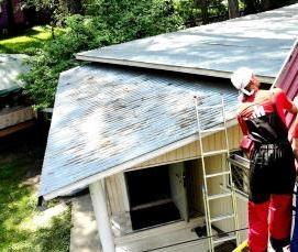 Демонтаж металлической кровли - вариант 4