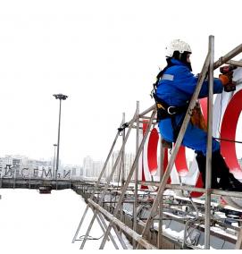 Демонтаж наружной рекламы - модель 1