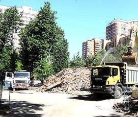 Демонтаж навесов - тип 1