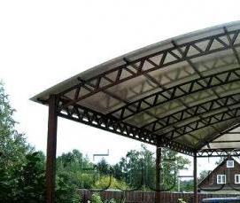 Демонтаж навесов - тип 4