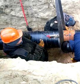 Демонтаж нефтепровода - модель 3