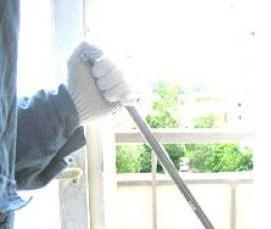 Демонтаж оконной рамы - тип 3