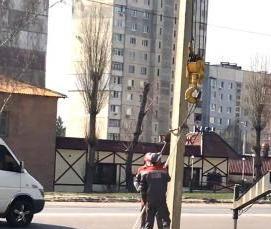 Демонтаж опоры лэп - тип 4