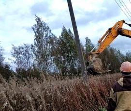 Демонтаж опоры лэп - тип 3