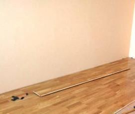 Демонтаж паркетной доски - вариант 1