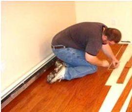 Демонтаж паркетной доски - вариант 3