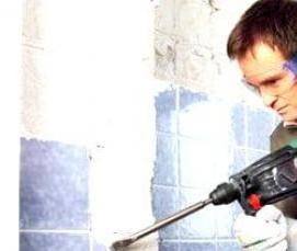 Демонтаж перфоратором - модель 2