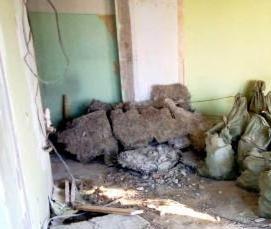 Демонтаж покрытия стен - модель 1