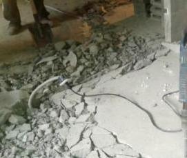 Демонтаж пола - модель 2