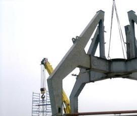 Демонтаж портального крана - вариант 3