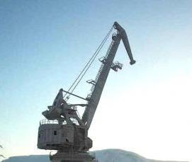 Демонтаж портального крана - вариант 2