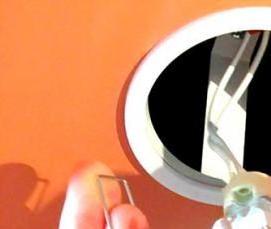 Демонтаж потолочных светильников - модель 3