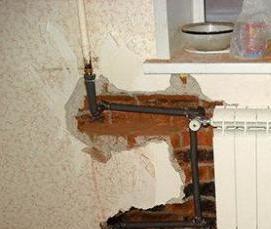 Демонтаж радиатора - модель 1