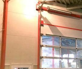 Демонтаж секционных ворот - модель 4