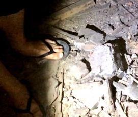 Демонтаж штукатурки потолка - тип 3