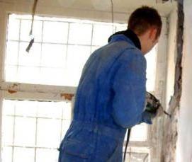Демонтаж штукатурки со стен - вариант 4
