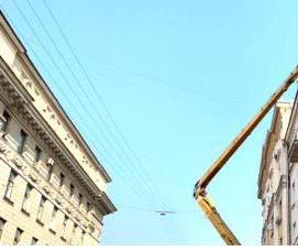 Демонтаж спутниковой тарелки - тип 1