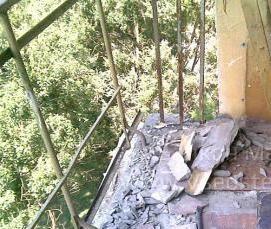 Демонтаж старого балкона - вариант 2