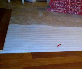 Демонтаж старого линолеума - модель 3