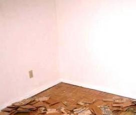 Демонтаж старого паркета - тип 2