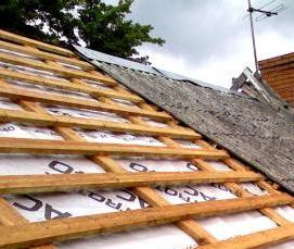 Демонтаж старой кровли - модель 4