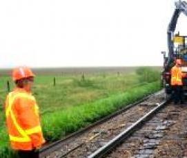 Демонтаж стрелочного перевода - модель 4