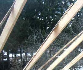 Демонтаж стропил - вариант 4