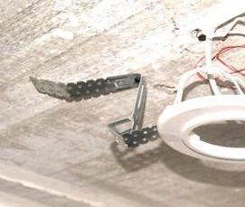 Демонтаж точечного светильника - вариант 2