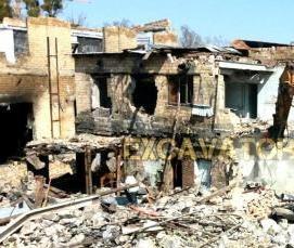 Демонтаж траншей - модель 2