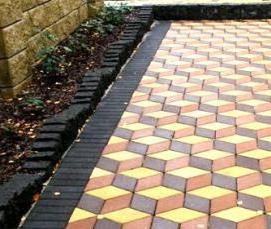 Демонтаж тротуарной плитки - тип 3