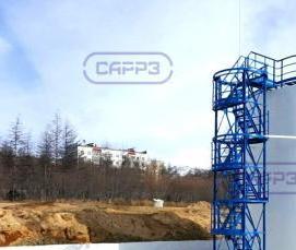 Демонтаж вертикального резервуара - модель 1