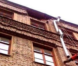 Демонтаж водосточной системы - вариант 2