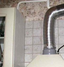 Демонтаж вытяжки - вариант 2