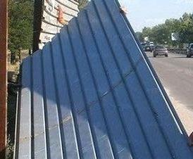 Демонтаж забора из профнастила - вариант 2