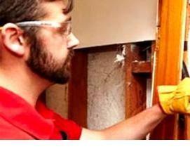 Демонтаж железной двери - тип 1