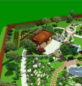 Дендроплан участка - тип 4