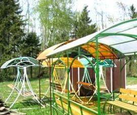 Деревянная беседка эконом - модель 1