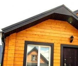 Деревянная имитация бруса - модель 1