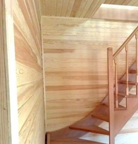 Деревянная лестница на чердак - тип 3