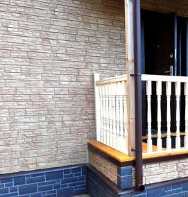 Деревянная лестница на крыльцо - вариант 4