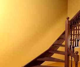 Деревянная лестница с поворотом - тип 2