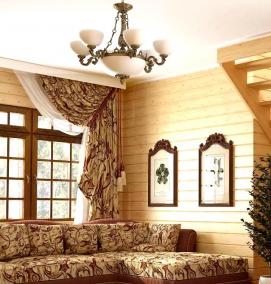 Деревянная лестница с забежными ступенями - тип 3