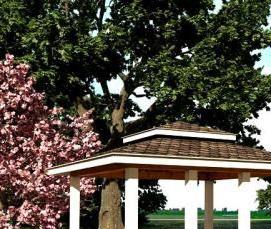 Деревянные беседки из бруса - тип 2