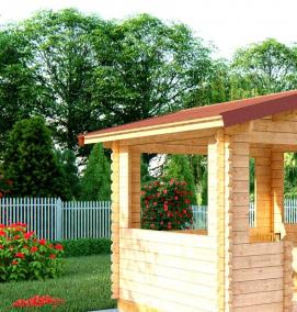 Деревянные беседки - тип 2