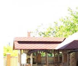 Деревянные беседки угловые - модель 4