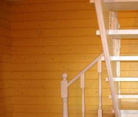 Деревянные лестницы «эконом» - модель 4