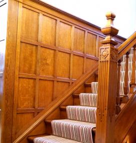 Деревянные лестницы из дуба - вариант 4